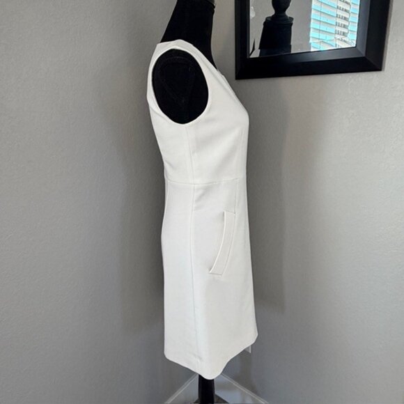 DVF Diane Von Furstenberg Carpreena Mini Shift Dress White Sz 2 - Picture 7 of 16